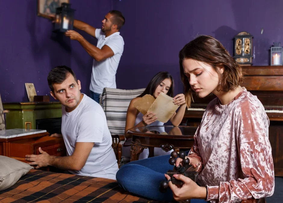 People deciding what to look for in escape rooms