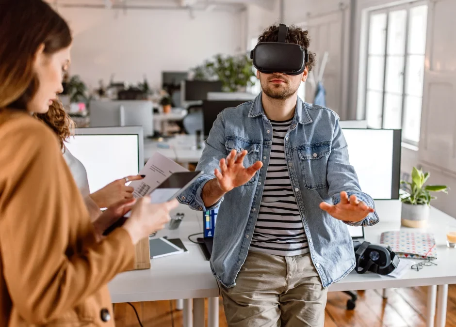 Employees executing office escape room ideas