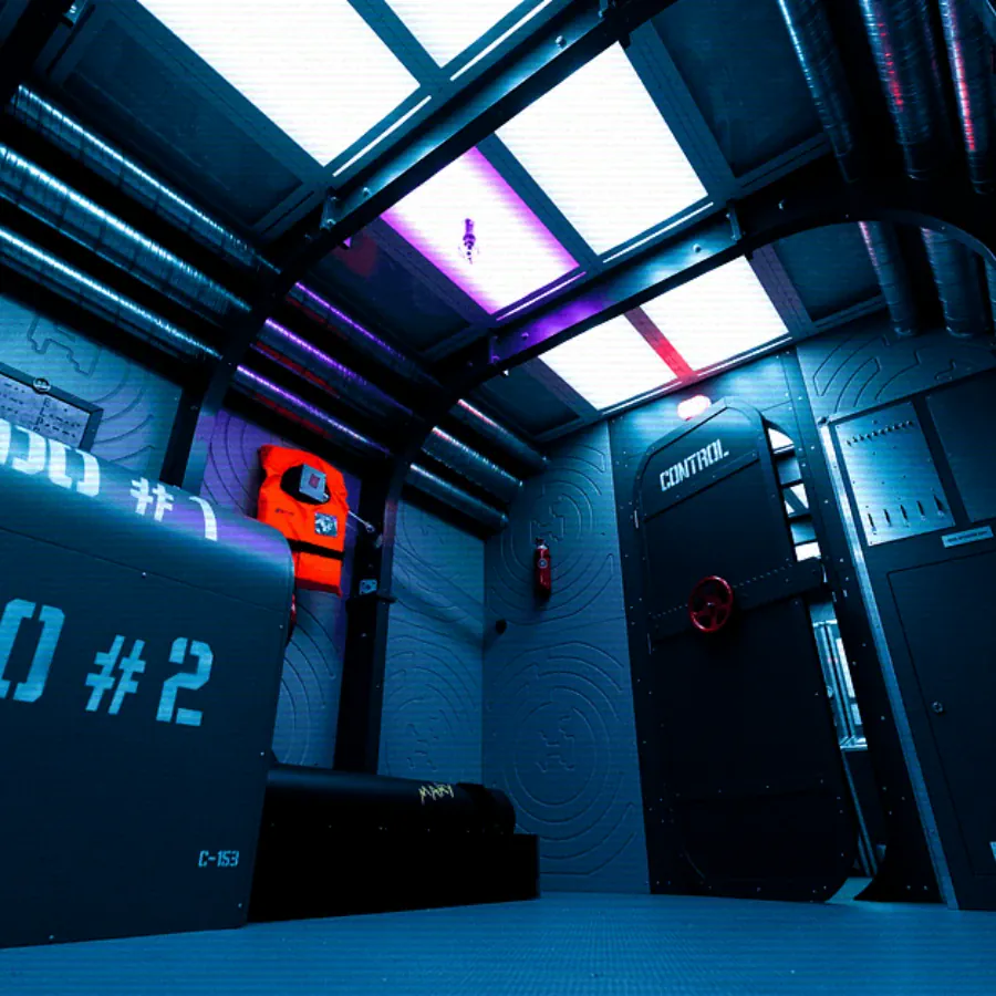 Submarine Deep Down escape room at HintHunt Mississauga